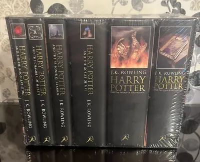 Rare Harry Potter Bloomsbury Hardcover Box Set Uk Edition 1-6 Factory Sealed • $325.95