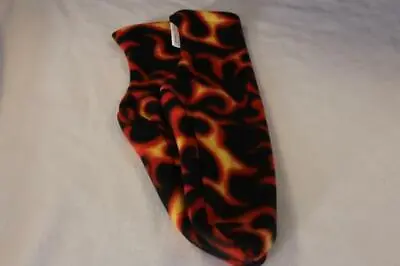 New Fleece Socks Men's Choose Size Black Flames • $9.99