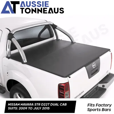 Aussie Tonneaus Clip On Tonneau Cover Fits Nissan Navara Dual Cab STR D22T  • $339