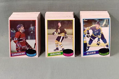 $1 • Buy 1980-81 Topps Hockey Cards Stars Commons Rookies U-PICK UNSCRATCHED Near Mint