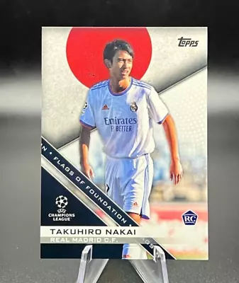 2021-22 Topps UEFA Champions League Takuhiro Nakai Flags Of Foundation RC #FF-02 • $6