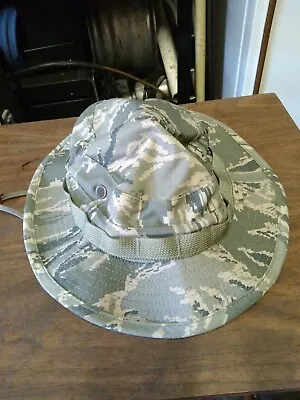 Military Multicam Camouflage Boonie Hat Cap BDU Hot Weather Sun Hat Sz 7.5 • $17.20