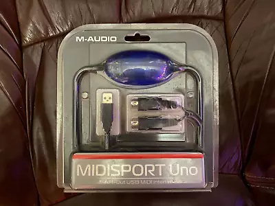 M-Audio Midisport USB Uno 1-input/1-output USB To Midi Interface NEW • $20