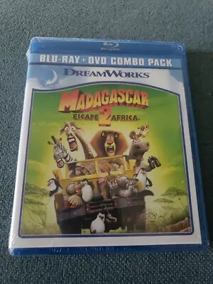 Madagascar: Escape 2 Africa (Blu-ray DVD Combo 2008) Free Shipping New Sealed  • $8.99