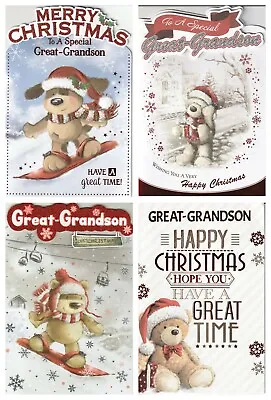 £2.59 • Buy Great Grandson Christmas Card ~ To A Special Great Grandson ~ Various Designs