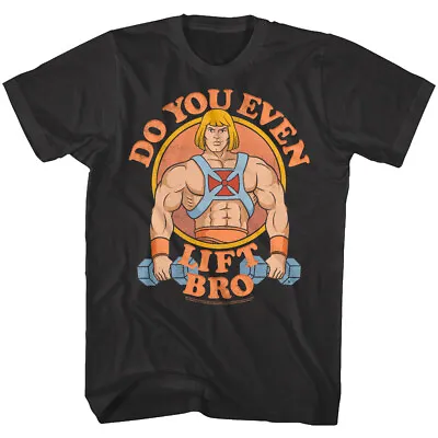 Masters Of The Universe He-Man Gym Do You Even Lift Bro Mens T Shirt Prince Adam • $24.50