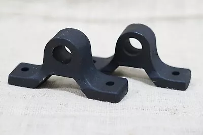 2 Cast Iron Industrial Factory Cart Axle Mounting Brackets Hit Miss Engine Axel • $38.66