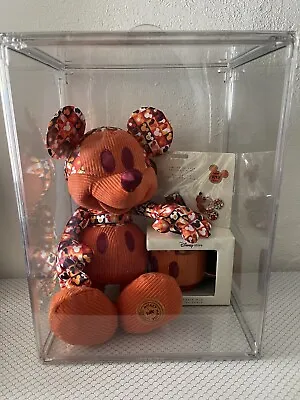 Disney  2018 July 90th Anniversary Mickey Mouse Plush Set In Acrylic Display Box • $250