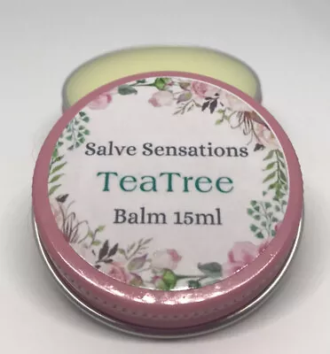 £4.75 • Buy Tea Tree Balm + Calendula  100% Organic  Healing  Salve  Handmade 15ml