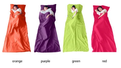 £7.95 • Buy Travel Sleeping Bag Camping Bed Sheet Bag Hostel Hotel Sanitary Clean Bedding