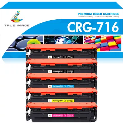 5 Toner Cartridge For Canon 716 I-Sensys LBP-5050 MF-8030CN MF-8040CN MF-8050CN • £49.99