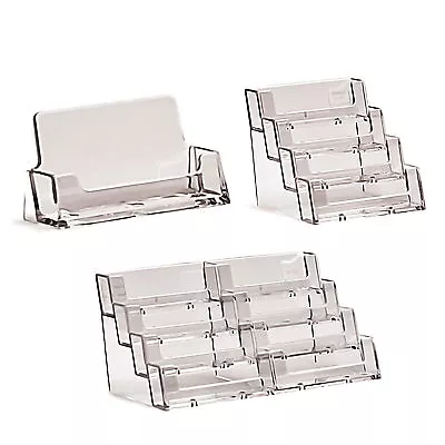£180.32 • Buy Business Card Holders Acrylic Display Stand Retail Counter & Wall Dispensers