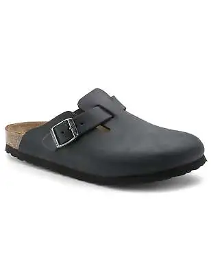 Birkenstock Men's Boston Mules - Black • £115