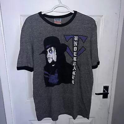 Retro WWE WWF Shirt - The Undertaker Grey Size Medium • £8