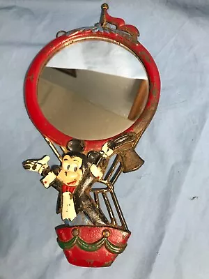 Original Mickey Mouse Cast Iron Mirror • $50