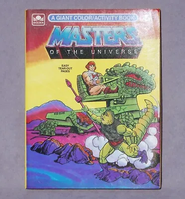 Masters Of The Universe 1984 Coloring Book HE-MAN Mattel Action Toy Era UNUSED ! • $28