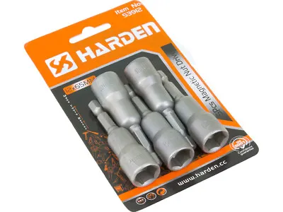 5pcs ¼ Hex 12mm 65mm Professional Metric Socket Magnetic Nut Drivers • $11.20