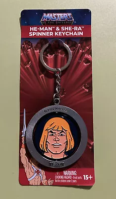 Masters Of The Universe He-Man And She-Ra Lootcrate Spinner Keychain. • $7.50