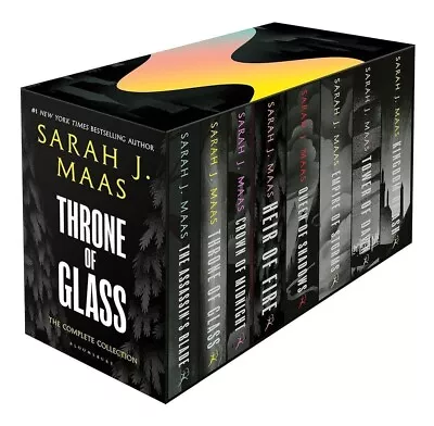 Throne Of Glass Collection Box Set 8 Paperback Books By Sarah J. Maas • $97.90