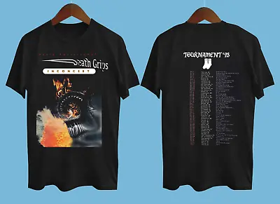 Rare Death Grips - Tournament ‘23  Tee Black All Sizew Shirt AC14903 • $33.24