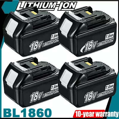 Fit For Makita Li-ion Battery Charger BL1830 BL1850 BL1860 DHR242Z LXT 18V TOOL • £38.95