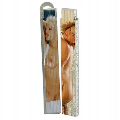 Two-sided Folding Wooden Measuring Ruler With Print Of Sexy Girls Funny Gift 2m • £18.97