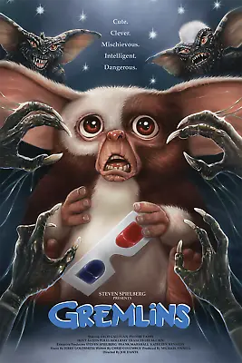 Gremlins 24x36 By Nick Charge Ltd Edition X/135 Poster Print Mondo MINT Movie • $120