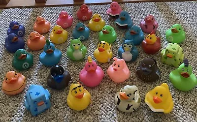 32 PCS Jeep Rubber Ducks Assorted Ducking Ducked Turkey Pig Owl Minecraft • $18