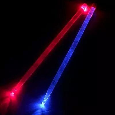 5A Acrylic Drum Stick LED Glow Alternately In The Dark Stage Luminous Drumsticks • $21.01