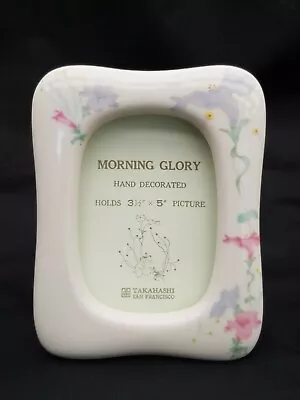 Morning Glory Takahashi San Francisco Hand Decorated Picture Frame 3.5 ×5  Pic • $5