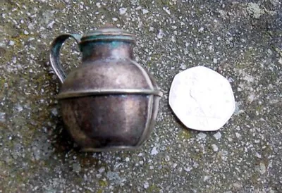 ( Milk Bottle ) Super Miniature Guernsey  Pot  (EPNS) • $8.69