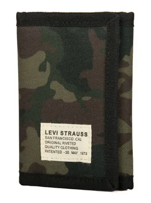 Wallet In Fabric With Tear-open Opening LEVI'S Item 230980 No Horse Pull Bowers  • £36.99