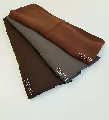 Premium Quality Soft COTTON SILK Maxi Hijab Scarves Headscarf Shawl Wrap Scarf • £4.99