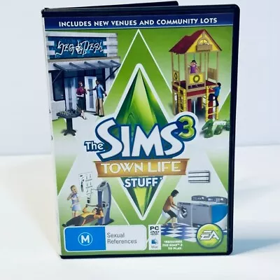 The Sims 3: Town Life Stuff EA PC Mac Game 2011 Video Game Strategy No Manual • $8.49