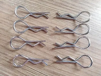 Rc Car Buggy Truck Body Clips Pins 1/8 Scale Stainless X8  • £2.99