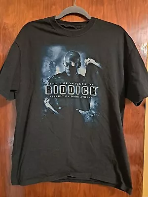 Vintage Chronicles Of Riddick Assault On Butcher Bay Shirt Vin Diesel • $40