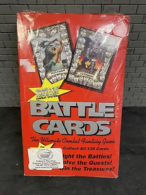 1993 Merlin Battle Cards Fantasy Combat Collectible Cards Game Sealed Box • $16