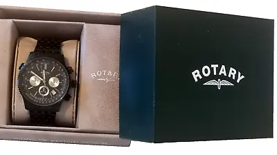 Rotary Gb03778 – 04 GB03854 – 04 Mens Wrist Watch Black • £68.90