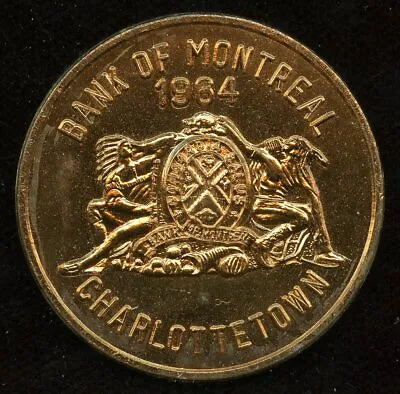 1864 - 1964 Bank Of Montreal - Charlottetown Father's Of Confederation Medal • $7.23