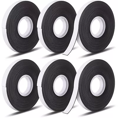 6 Rolls15ft Magnetic Tape Roll With Adhesive 90ft Total Flexible Magnetic Str... • $20.33