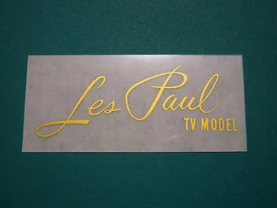 GIBSON Les Paul TV MODEL Repair Logo Decal Inletter Type • $83.96