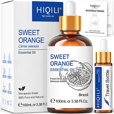 HIQILI 100ml Sweet Orange Essential Oil 100% Pure Natural Diffuser Skin Care SPA • $9.99