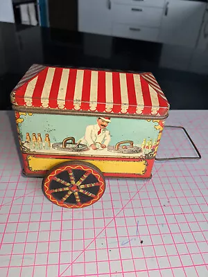 Crawfords 'Hokey Pokey' Ice Cream Cart Biscuit Tin • £1500