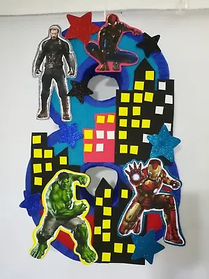 Avengers Pinata Inspired. Super Heroes Birthday Party Marvel Super Birthday  • $68