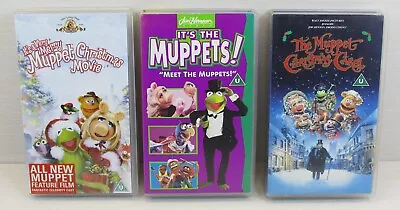 Muppet Christmas Movie & Meet The Muppets VHS Tapes NEW SEALED + Christmas Carol • $24.83