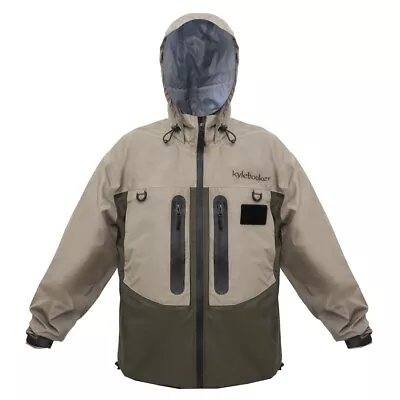 Men's Breathable Fly Fishing Wading Jacket Waterproof Fishing Wader Jacket • $65.99