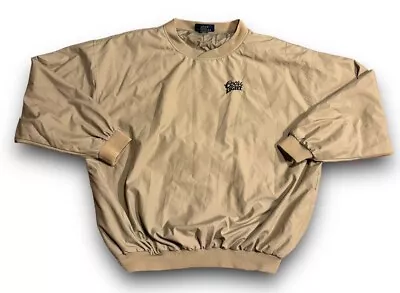 VTG Men's Vantage Cors Light Tan Pullover Windbreaker Jacket Size XL Embroidered • $12.99