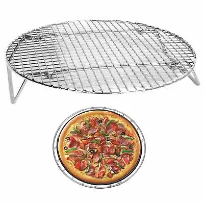 1 Stainless Steel Steamer Rack Steam Oven Tray Round Cooling Wire Trivet 10.5  • $11.72