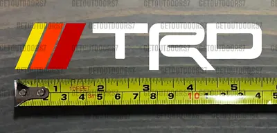 TRD 4Runner Decal Sticker 5.5  Toyota 4 Runner Tacoma FJ DIE CUT Retro Stripes • $7.99