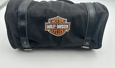 Harley Davidson 8 Pocket Roll Up Bag Tour /Tool Travel Pack Bag Luggage • $24.99